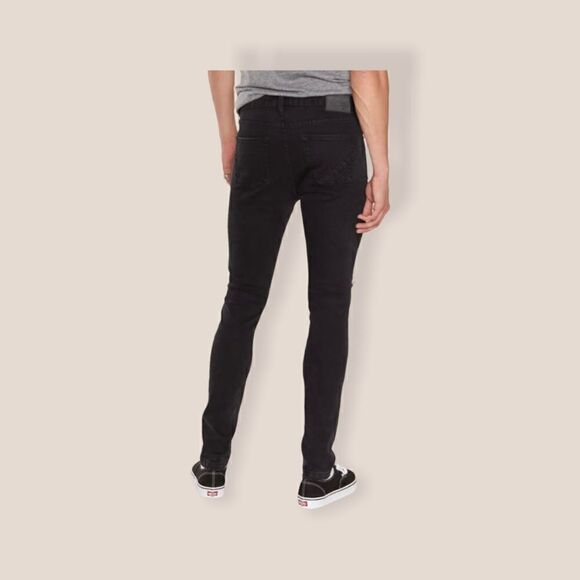 The People Vs. 1990 Destroyed Jeans Black Sz 32 NWT - Picture 2 of 11